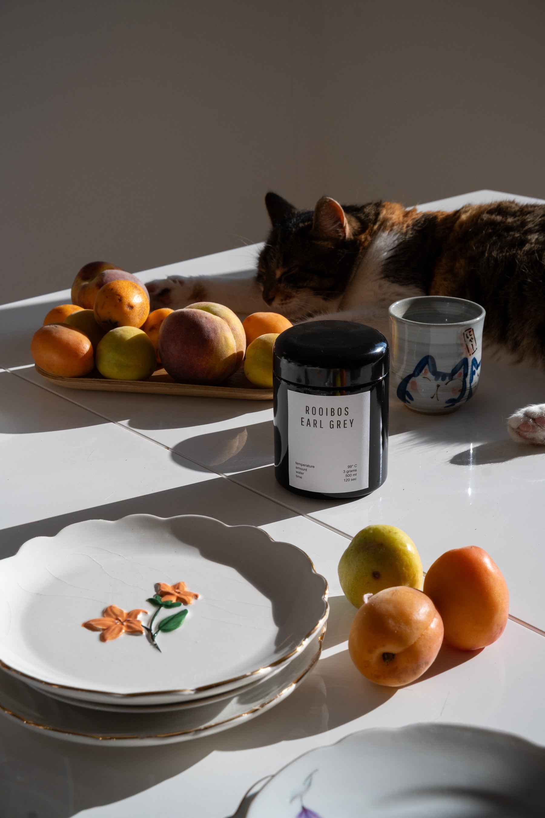 Sparkling Rooibos Earl Grey with orange